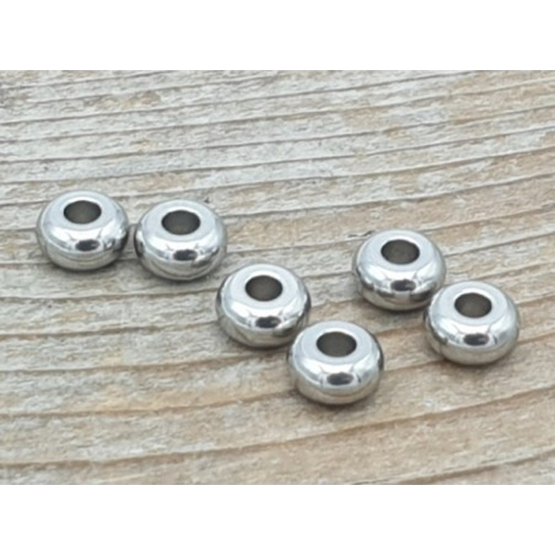 Zwischenteil, Scheibe 6x3mm, Edelstahl