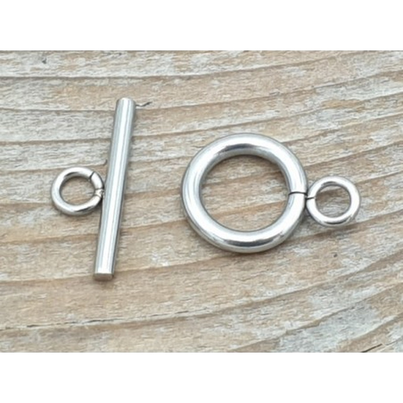 Knebelschliesse 12mm Edelstahl