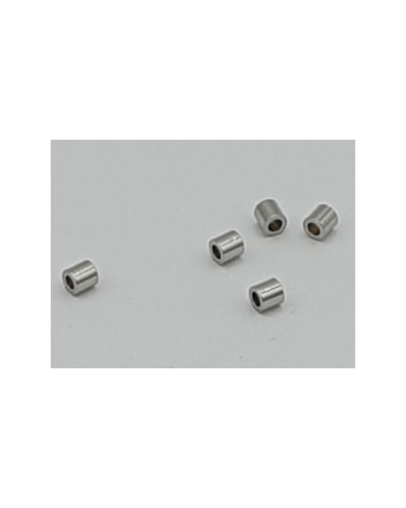 Zwischenteil, Röhrchen 2x2mm, Edelstahl