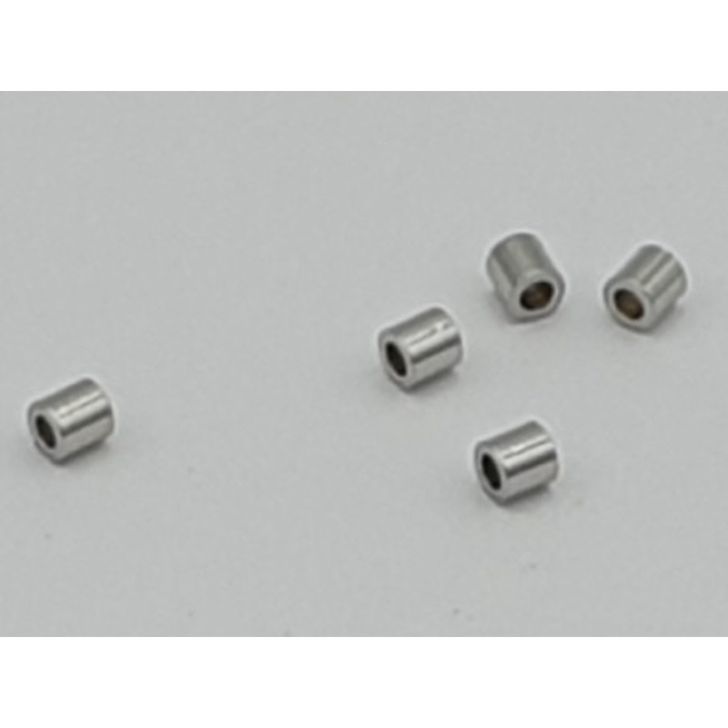 Zwischenteil, Röhrchen 2x2mm, Edelstahl