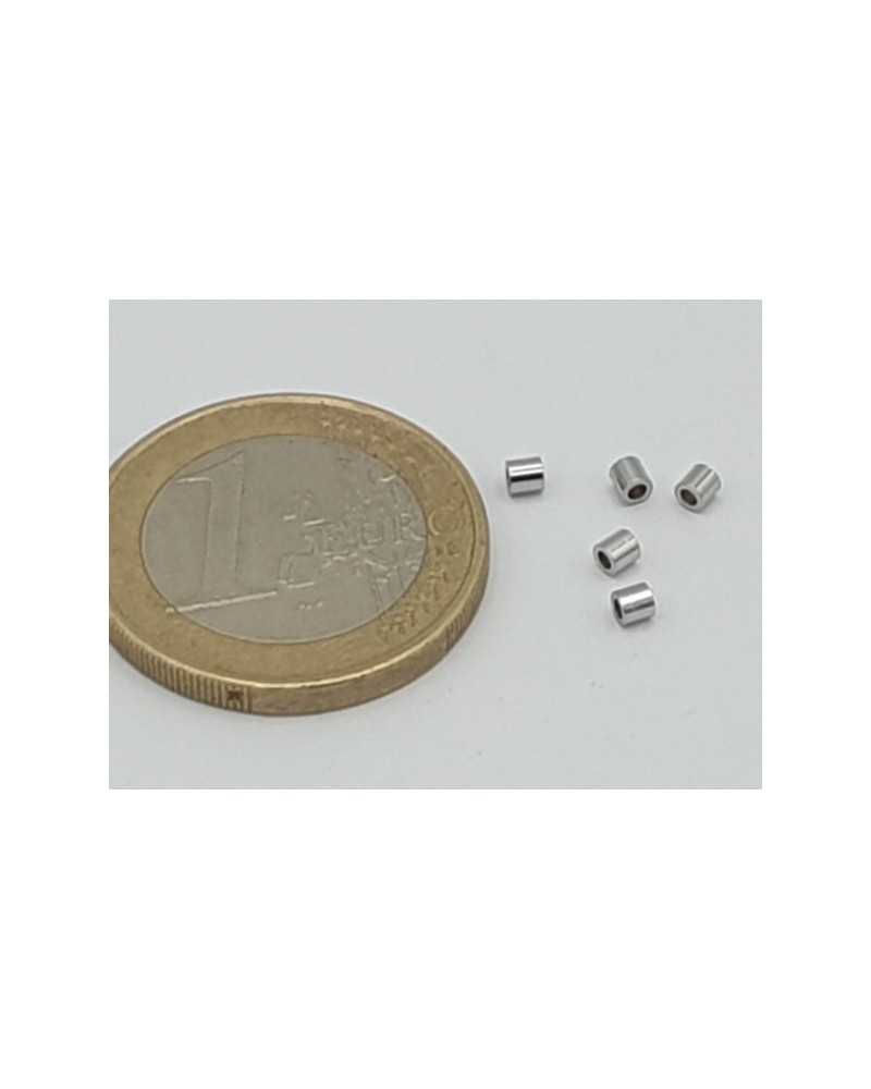 Zwischenteil, Röhrchen 2x2mm, Edelstahl