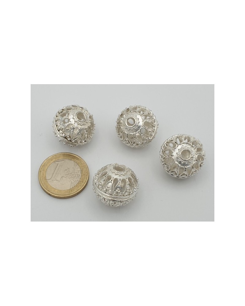 Zwischenteil 20mm, Metall silberfarben