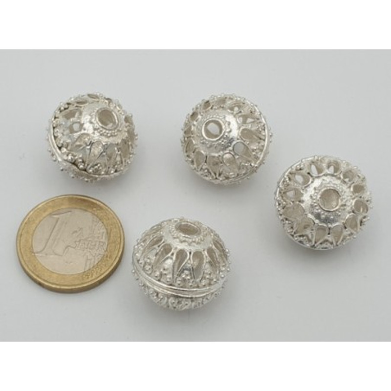 Zwischenteil 20mm, Metall silberfarben