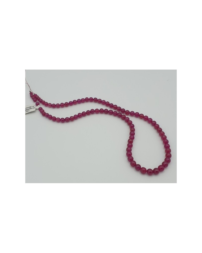 Rubin Kette 4-6mm