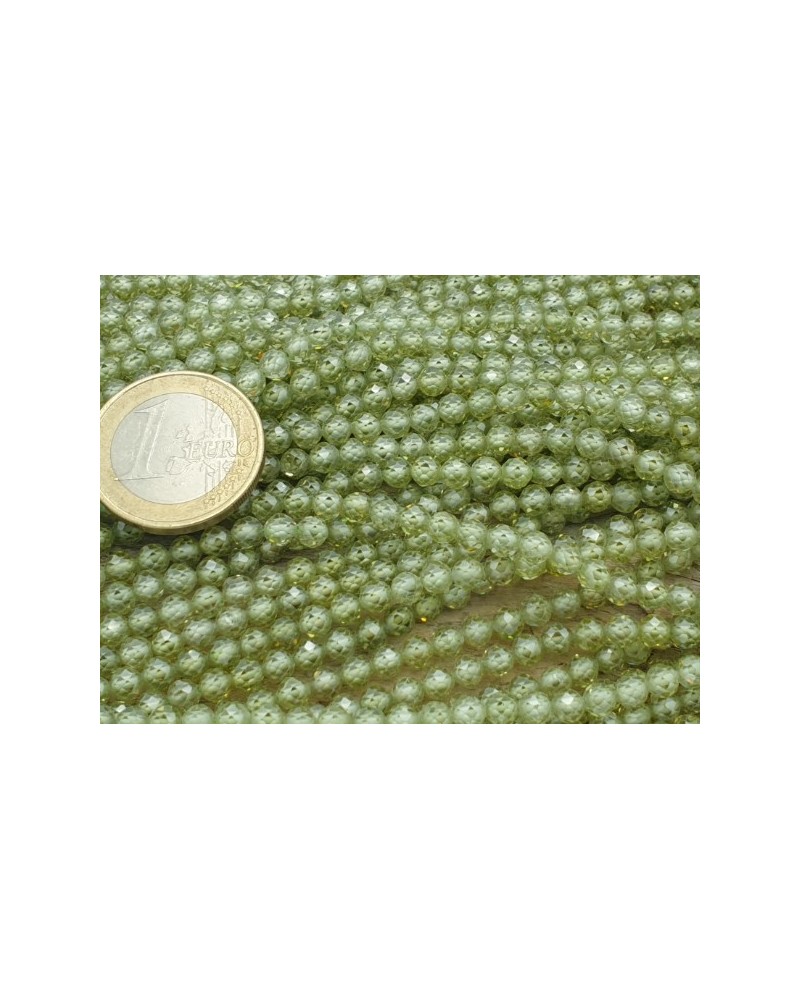 Zirkonkette-stark funkelnd-facettiert 4mm