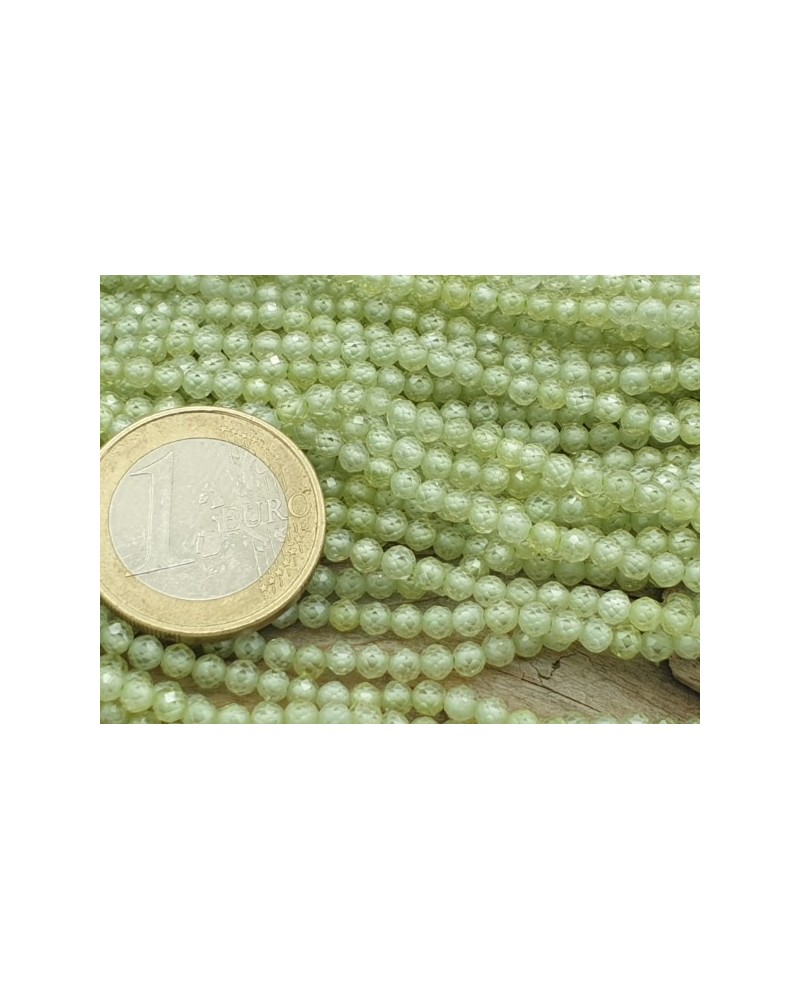Zirkonkette-stark funkelnd-facettiert 3mm