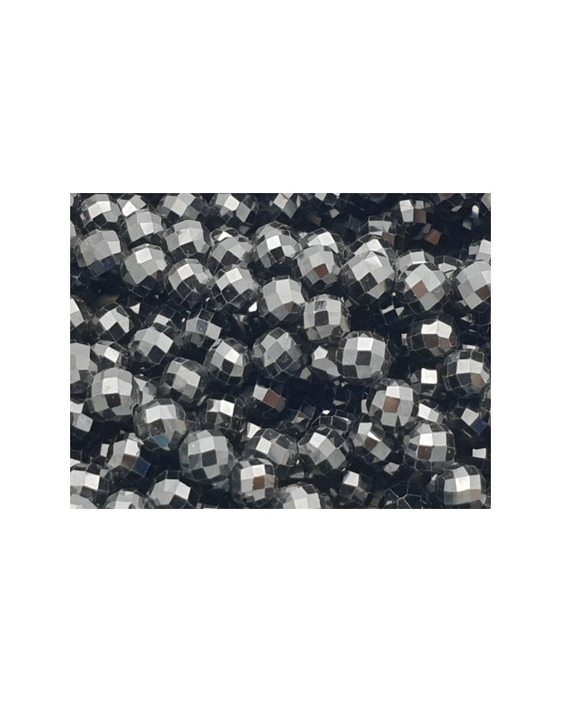 Zirkonkette-stark funkelnd-facettiert 4mm