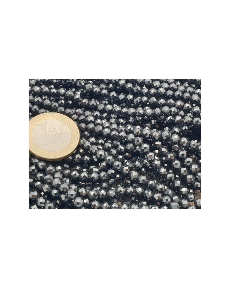Zirkonkette-stark funkelnd-facettiert 4mm