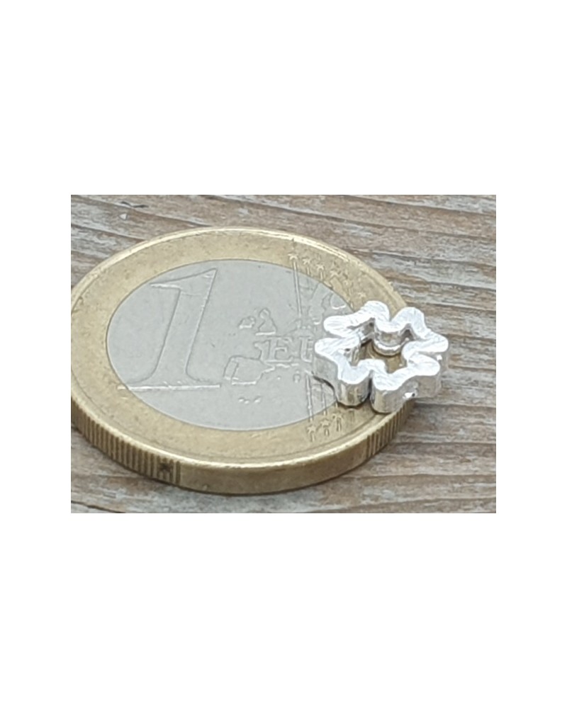 Zwischenteil, Kleeblatt 8x2mm, 925 Silber