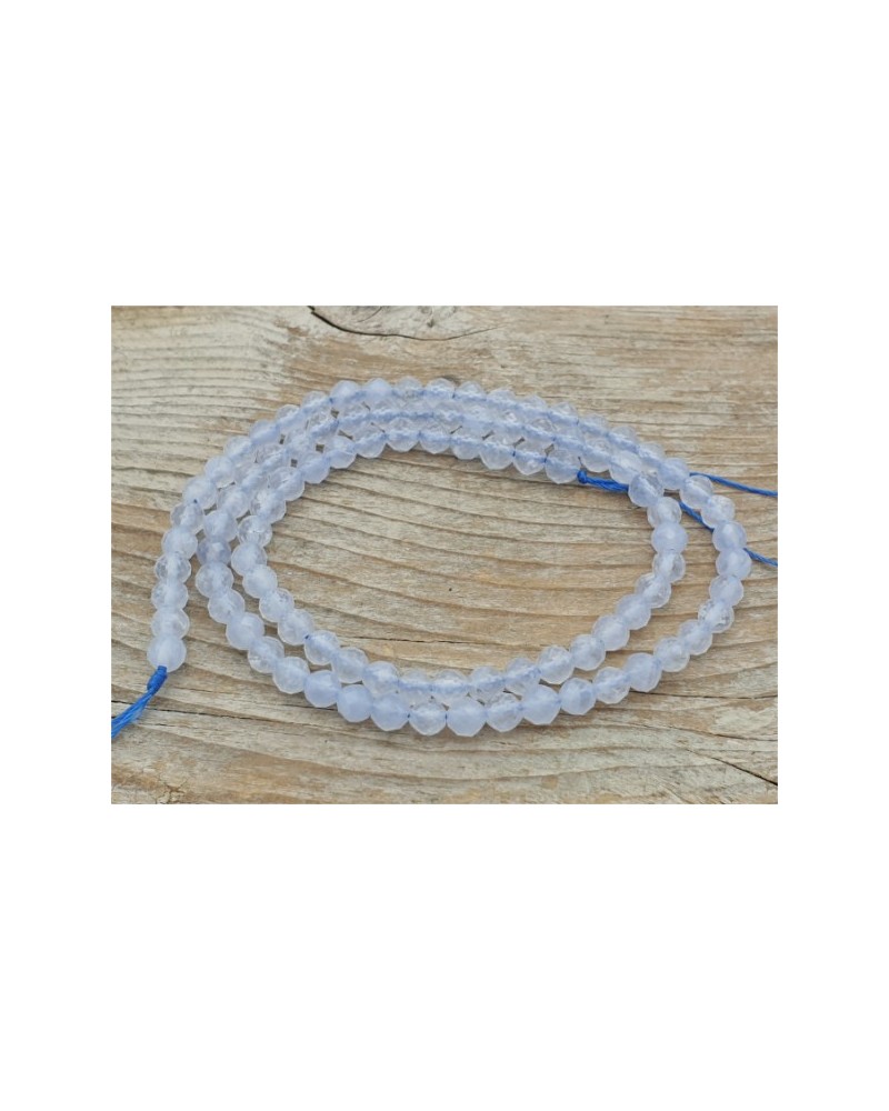 Chalcedonkette facettiert 4mm