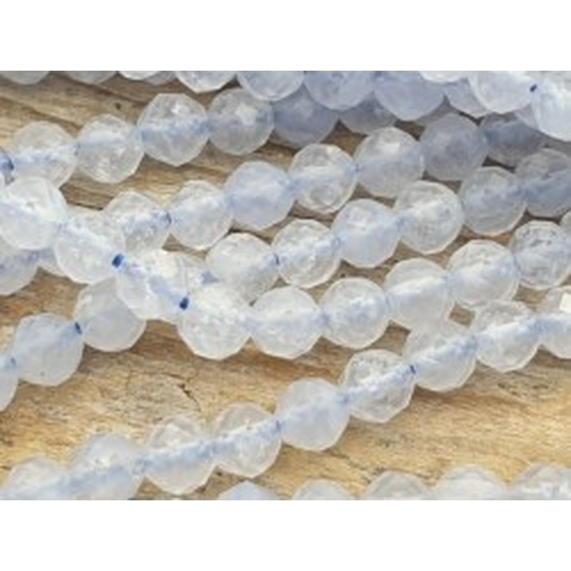 Chalcedonkette facettiert 4mm