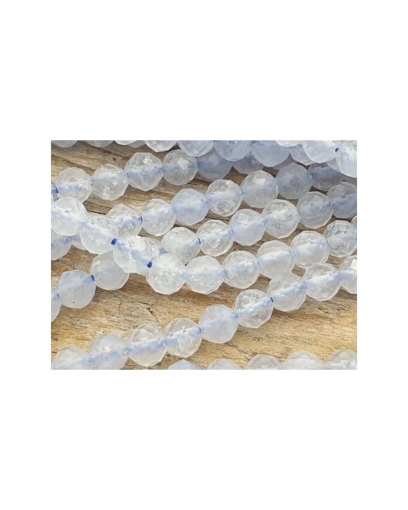 Chalcedonkette facettiert 4mm