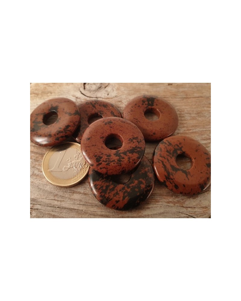 Mahagoniobsidian Donut 30mm