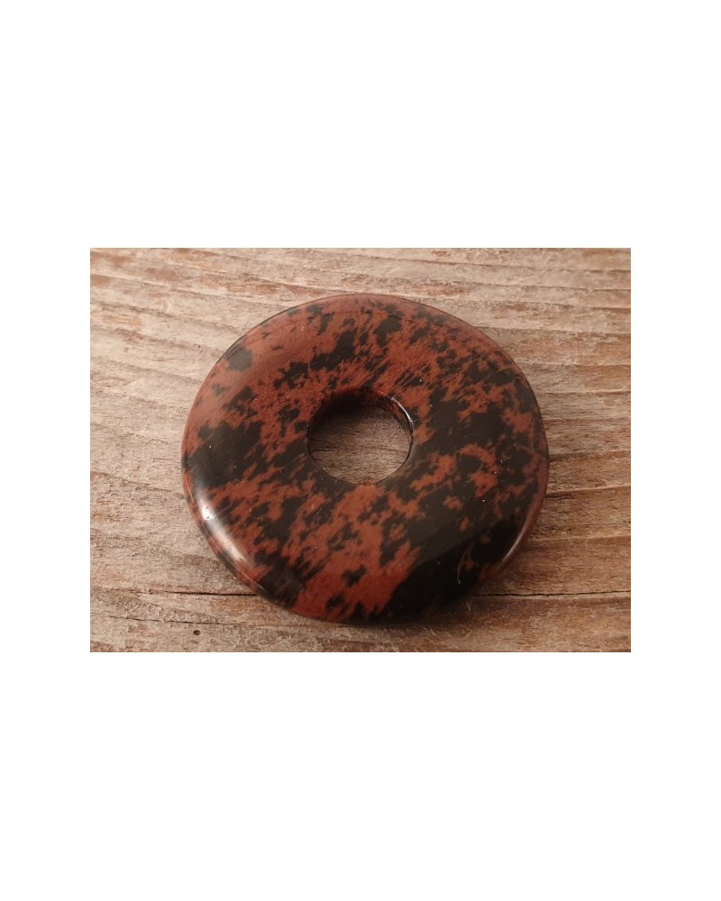 Mahagoniobsidian Donut 30mm