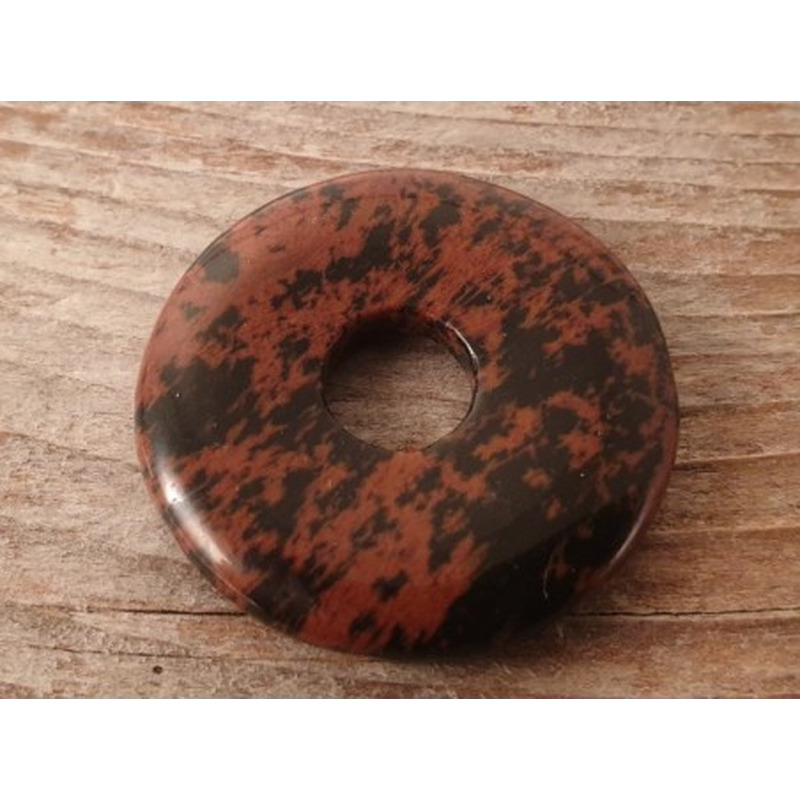 Mahagoniobsidian Donut 30mm