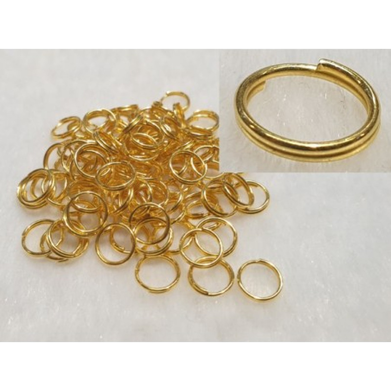 Spiralring 8mm (100 Stk), vergoldet