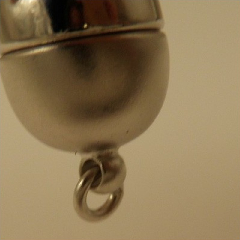 Magnetschliesse 9*15.5mm rhodiniert