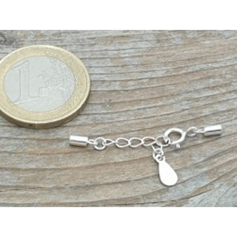 Federring mit Verlängerungsketterl, ID1.5mm, 925 Silber 2