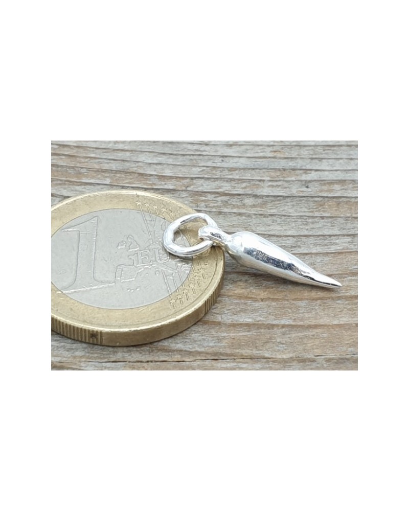 Charm Chili 17mm, 925 Silber