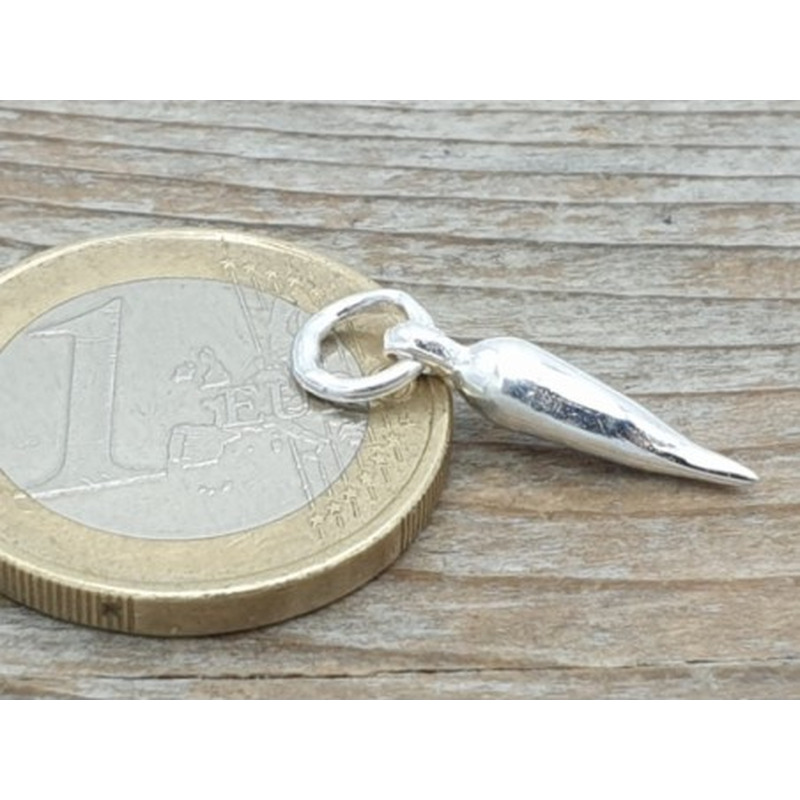 Charm Chili 17mm, 925 Silber