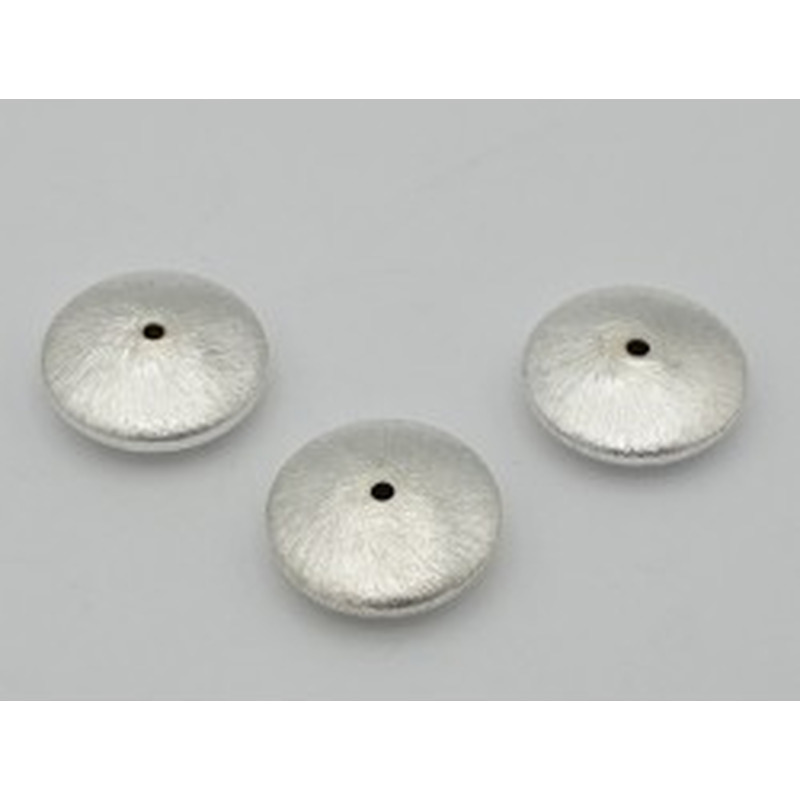 Zwischenteil, Scheibe 20x7mm, Metall versilbert