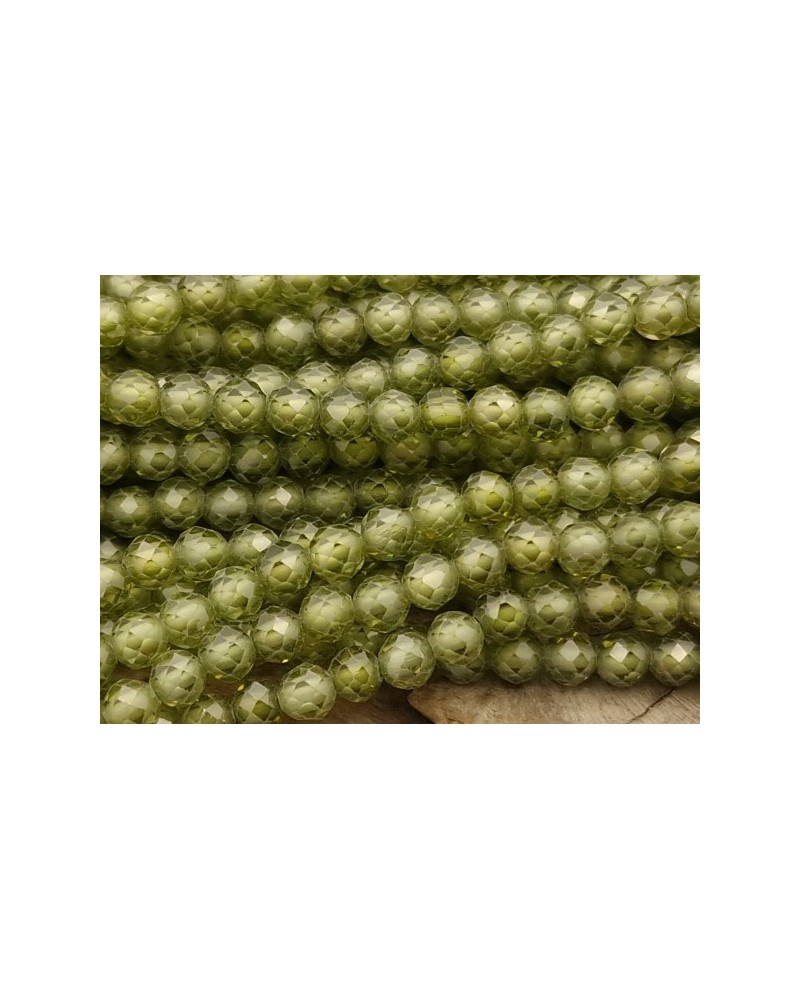 Zirkoniakette-stark funkelnd-facettiert 3mm