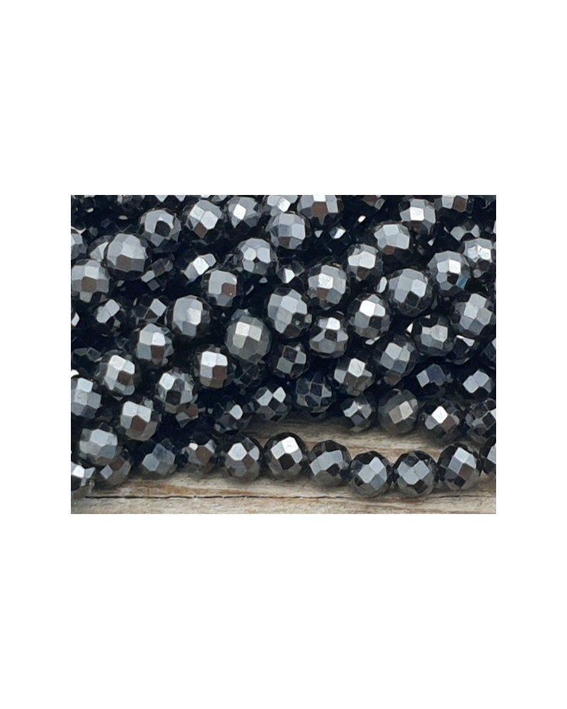 Zirkonkette-stark funkelnd-facettiert 3mm