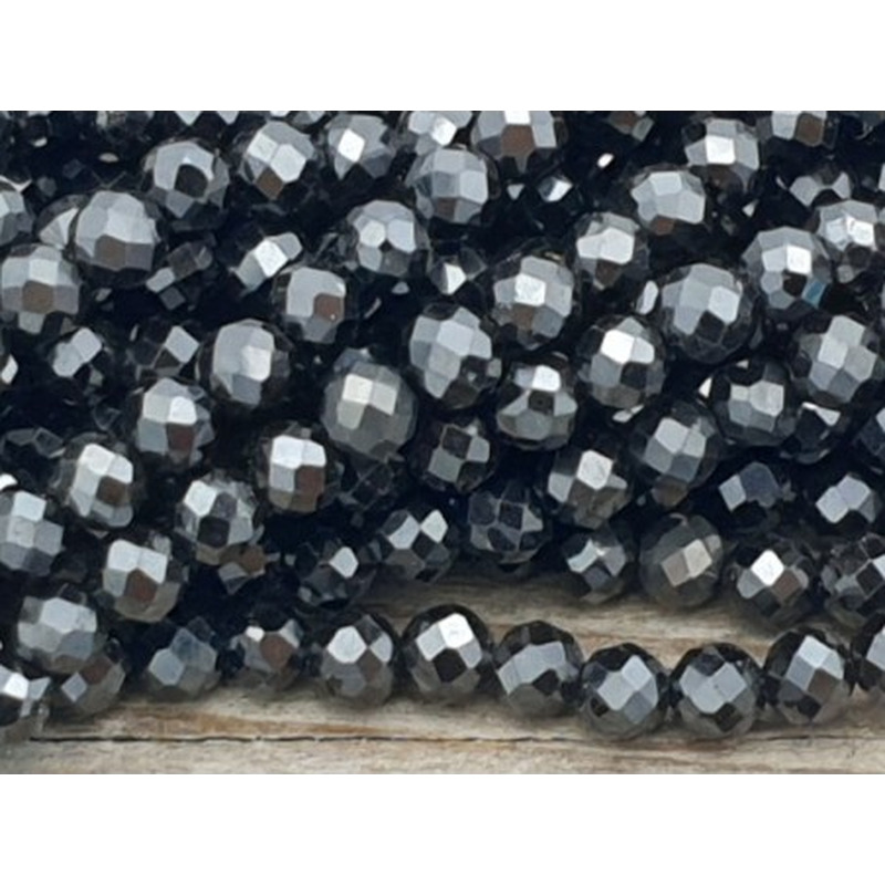 Zirkonkette-stark funkelnd-facettiert 3mm