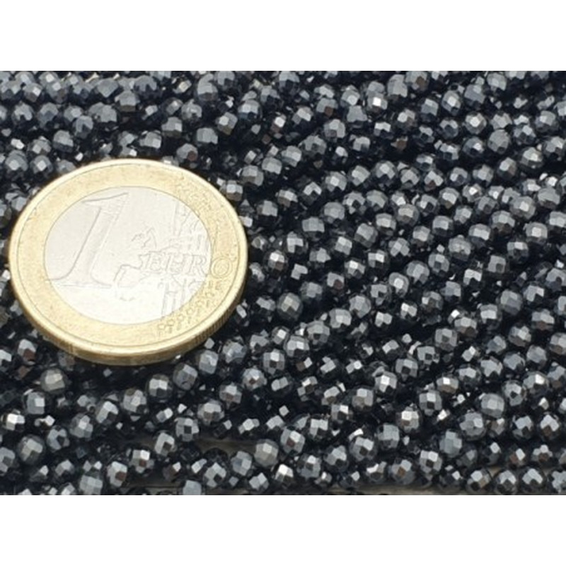 Zirkonkette-stark funkelnd-facettiert 3mm