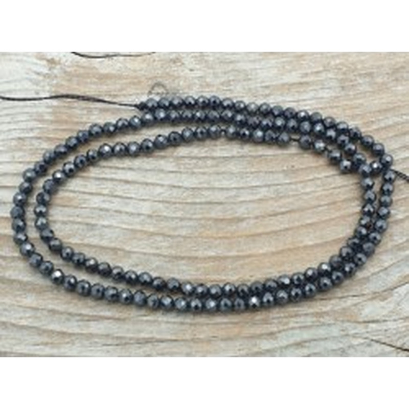 Zirkonkette-stark funkelnd-facettiert 3mm 2