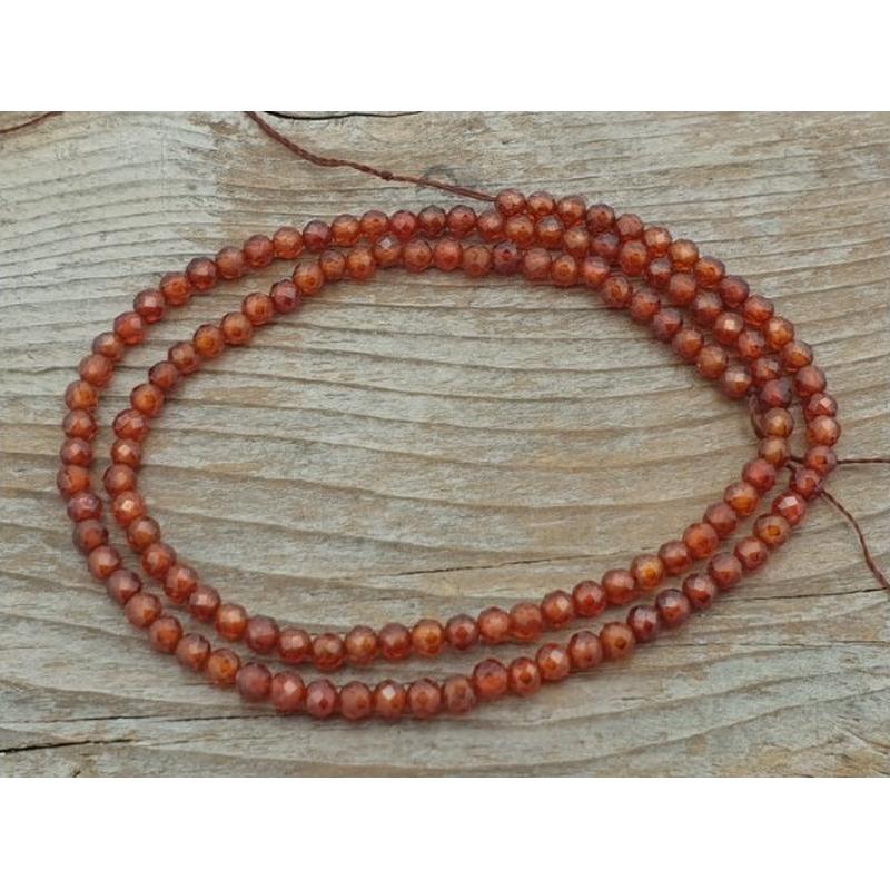Zirkonkette-stark funkelnd-facettiert 3mm