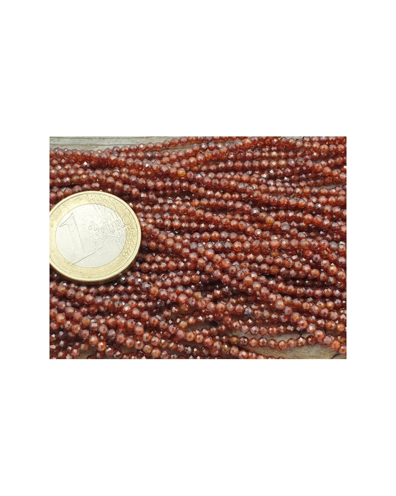 Zirkonkette-stark funkelnd-facettiert 2mm