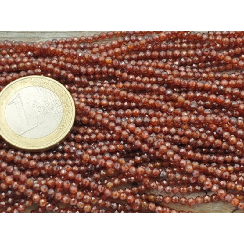 Zirkonkette-stark funkelnd-facettiert 2mm