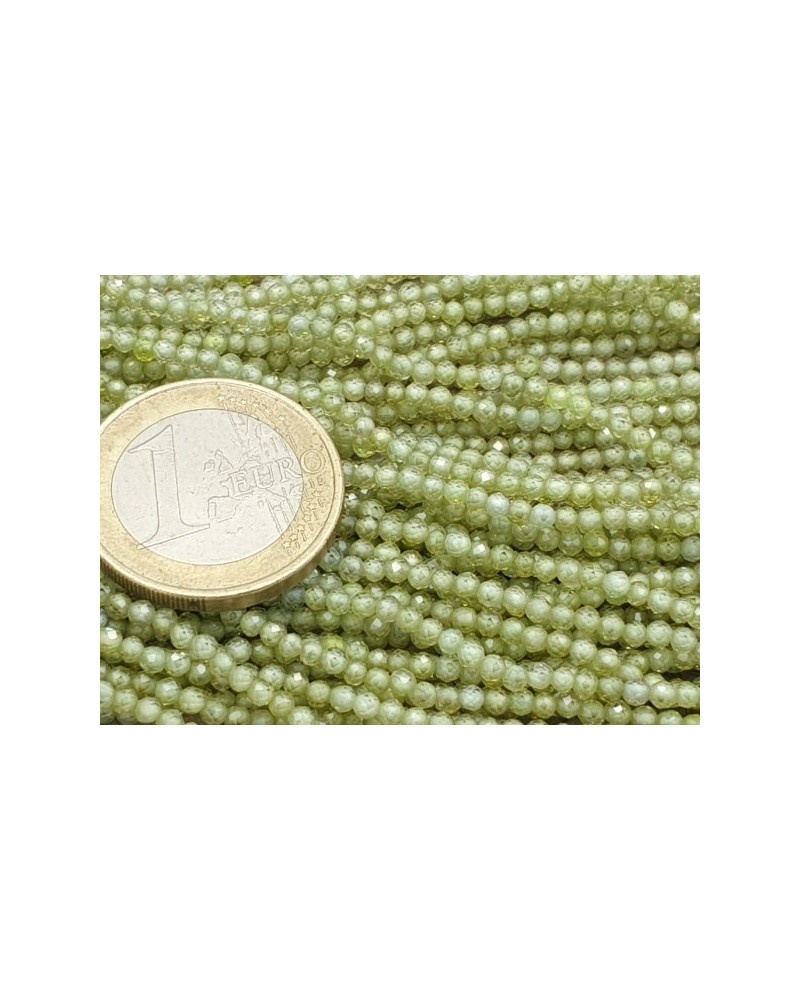 Zirkonkette-stark funkelnd-facettiert 2mm