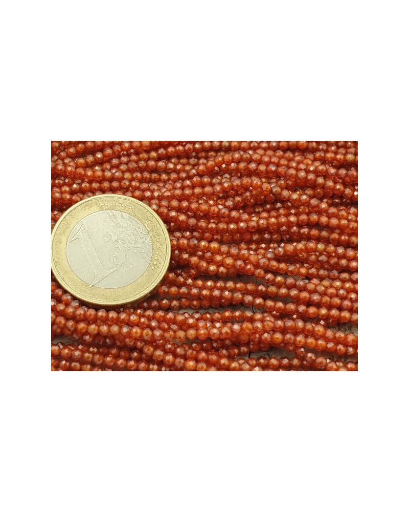 Zirkonkette-stark funkelnd-facettiert 2mm