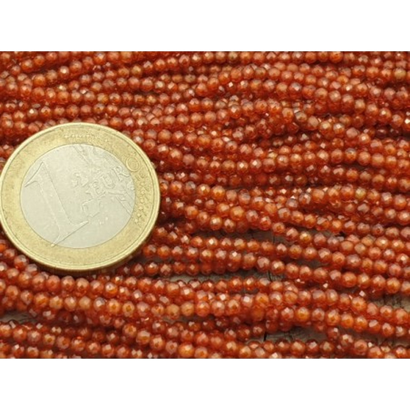 Zirkonkette-stark funkelnd-facettiert 2mm