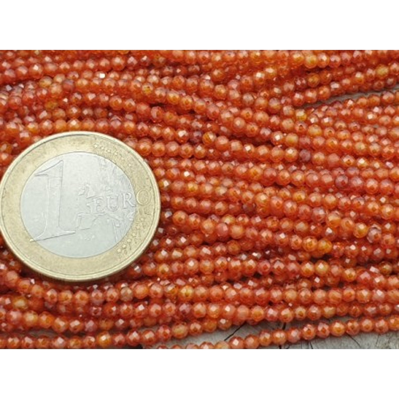 Zirkonkette-stark funkelnd-facettiert 2mm