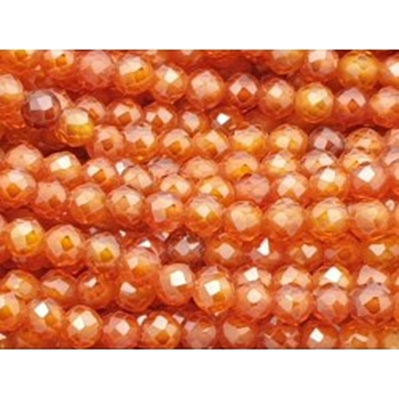 Zirkonkette-stark funkelnd-facettiert 2mm