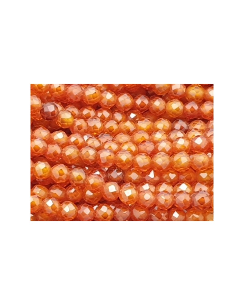 Zirkonkette-stark funkelnd-facettiert 2mm