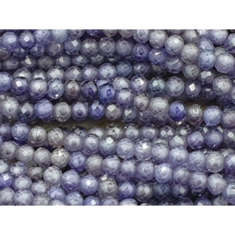 Zirkonkette-stark funkelnd-facettiert 2mm