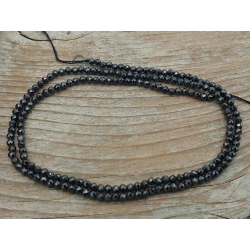 Zirkonkette-stark funkelnd-facettiert 2mm
