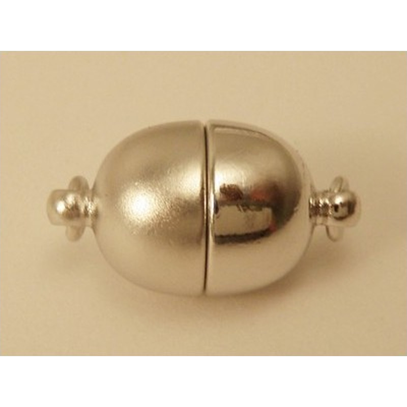 Magnetschliesse 9*15.5mm rhodiniert