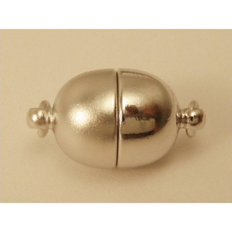 Magnetschliesse 9*15.5mm rhodiniert