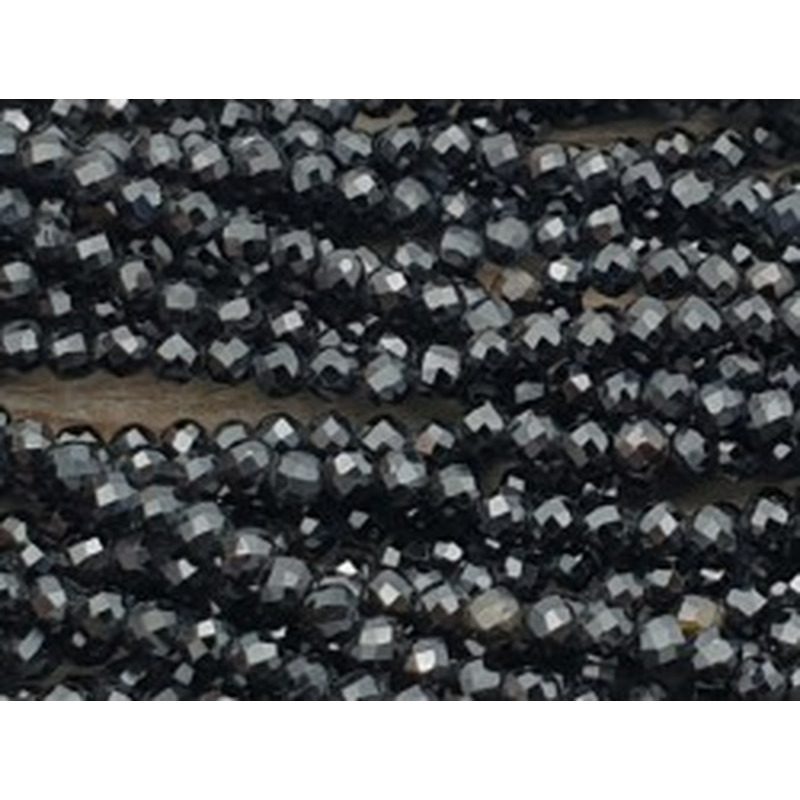 Zirkonkette-stark funkelnd-facettiert 2mm