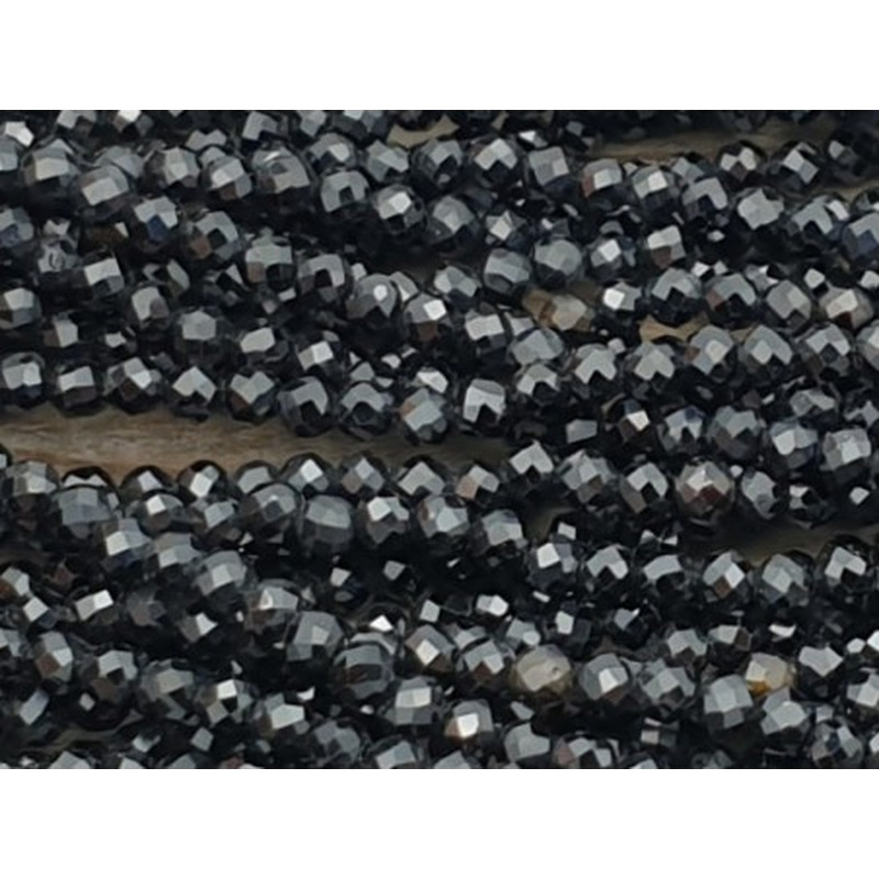 Zirkonkette-stark funkelnd-facettiert 2mm