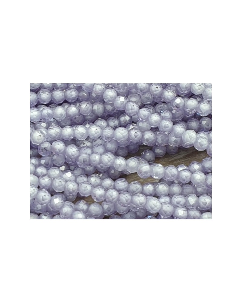 Zirkonkette-stark funkelnd-facettiert 2mm