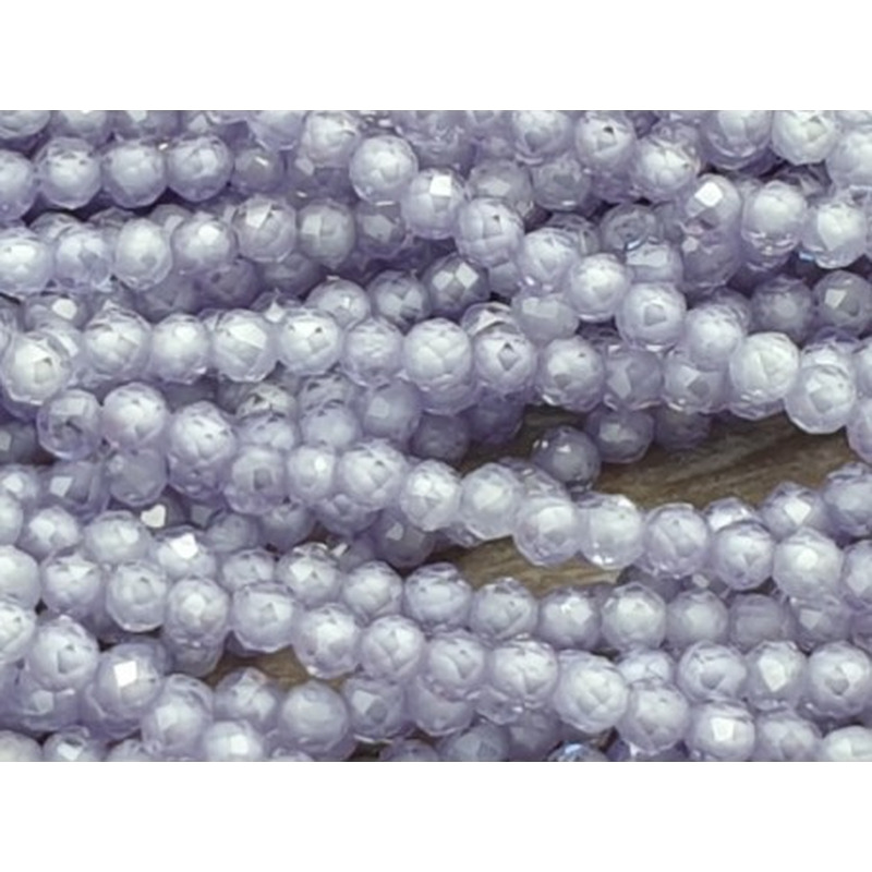 Zirkonkette-stark funkelnd-facettiert 2mm