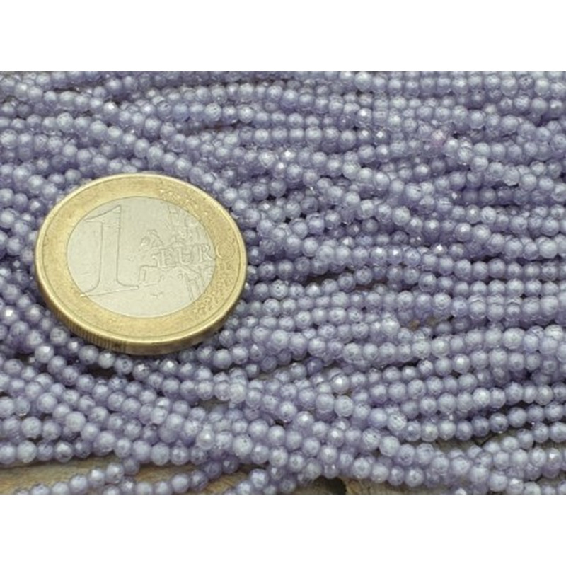 Zirkonkette-stark funkelnd-facettiert 2mm