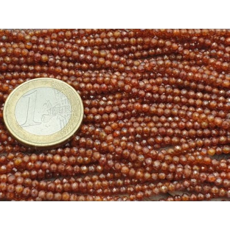 Zirkonkette-stark funkelnd-facettiert 2mm