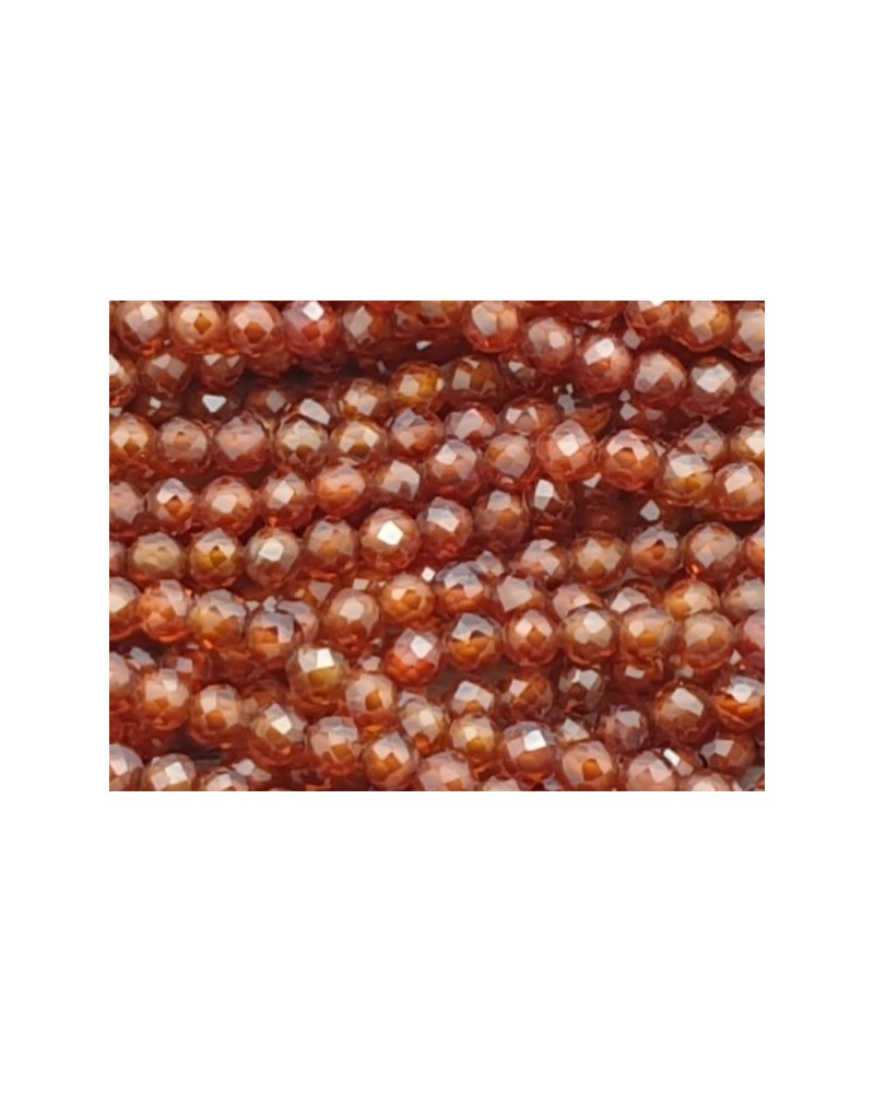 Zirkonkette-stark funkelnd-facettiert 2mm